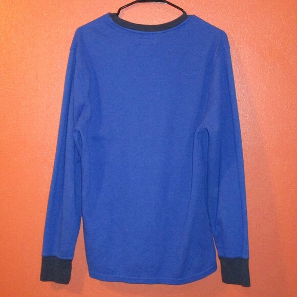 Polo Ralph Lauren Men Large Red White Blue Long Sleeve Sleepwear Shirt - Picture 6 of 8